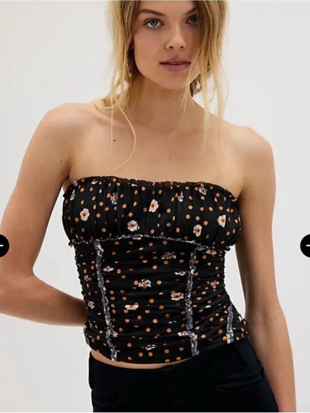 Free People Scottie Printed Tube Top